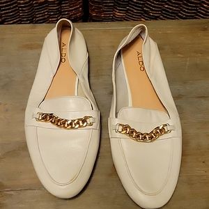 White Aldo Flats